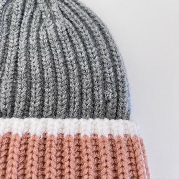 Frye Colorblock Knitted Beanie - Picture 3 of 5